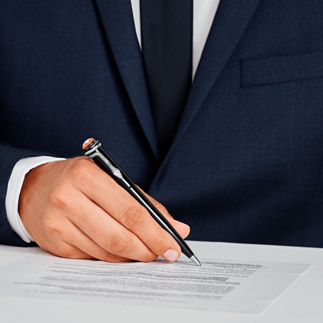 몽블랑 헤리티지 컬렉션 루즈 & 느와 스페셜 에디션 볼펜