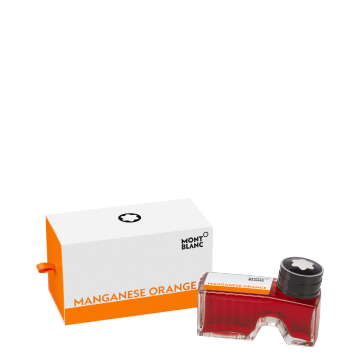 망가니즈 오렌지 컬러의 몽블랑 병잉크 60ml