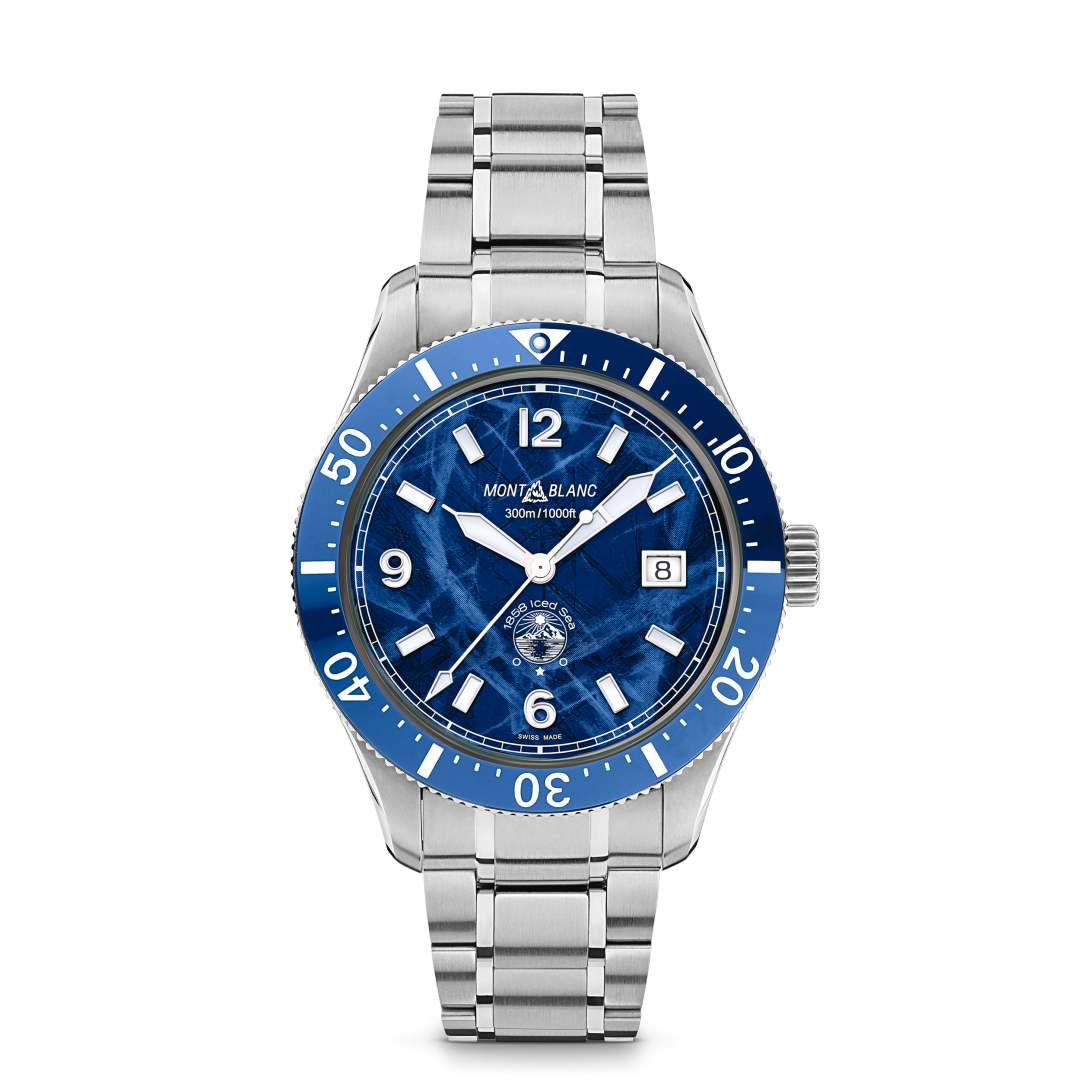 몽블랑 1858 아이스드 씨 오토매틱 데이트