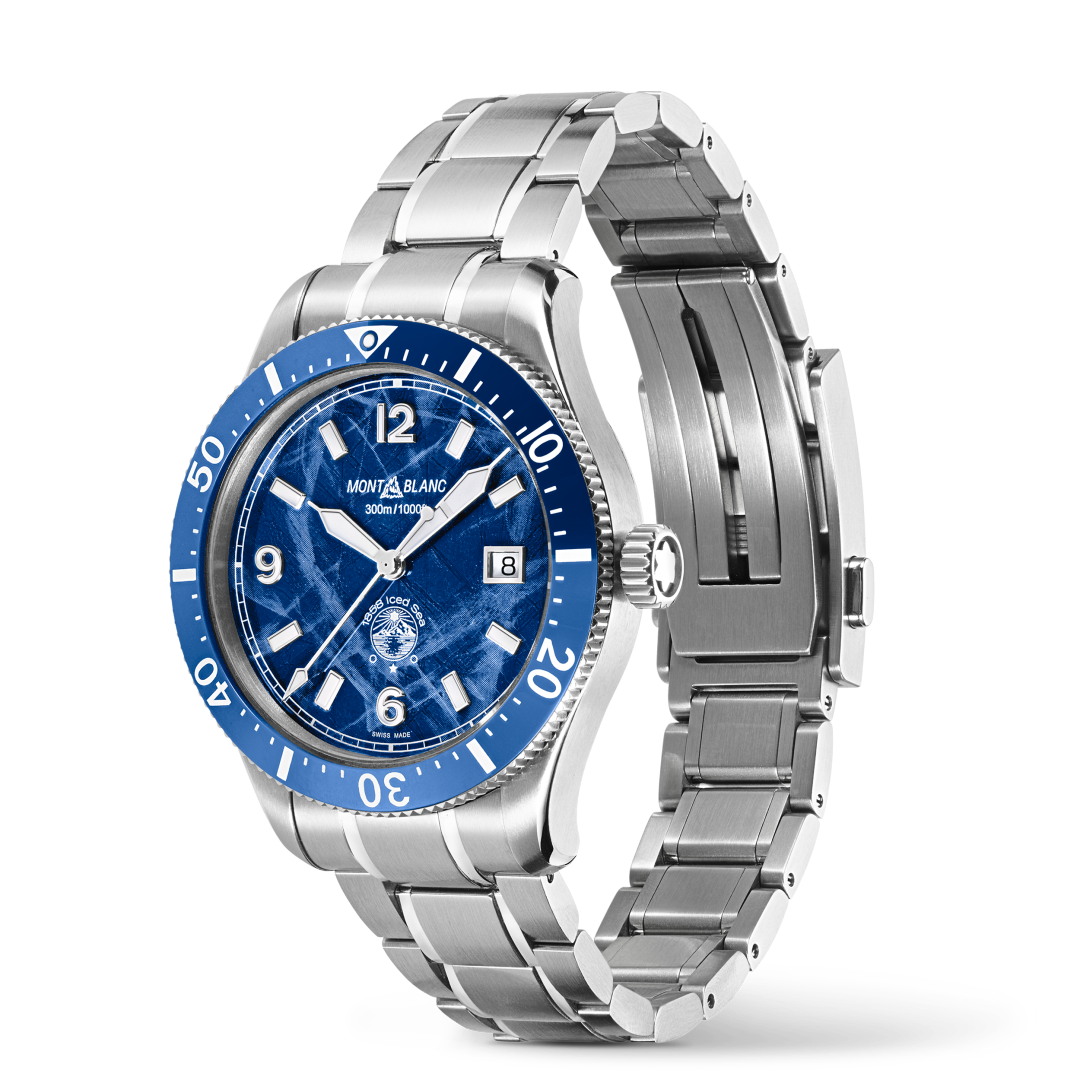 몽블랑 1858 아이스드 씨 오토매틱 데이트