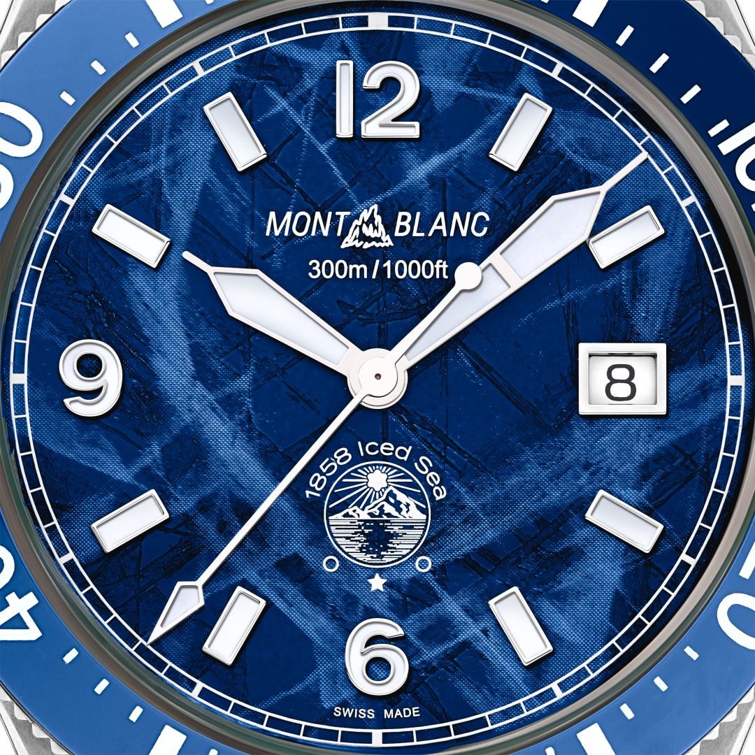 몽블랑 1858 아이스드 씨 오토매틱 데이트
