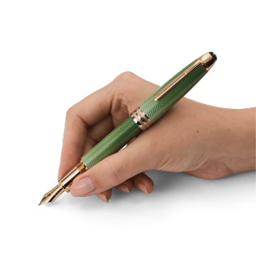 마이스터스튁 캘리그래피 솔리테어 셀라돈 데그라데 만년필 곡선형 닙