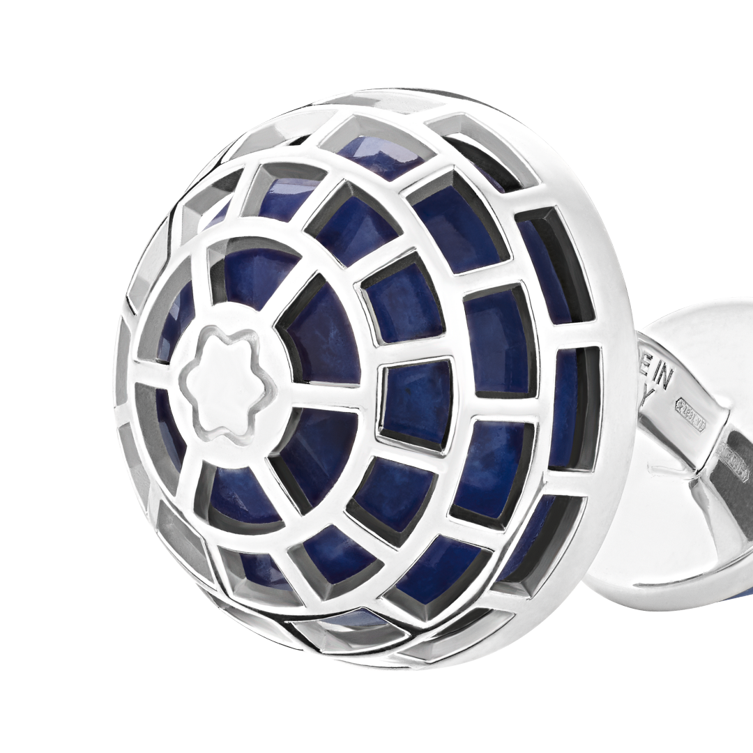 소달라이트 스톤을 장식한 몽블랑 마이스터스튁 커프링크스