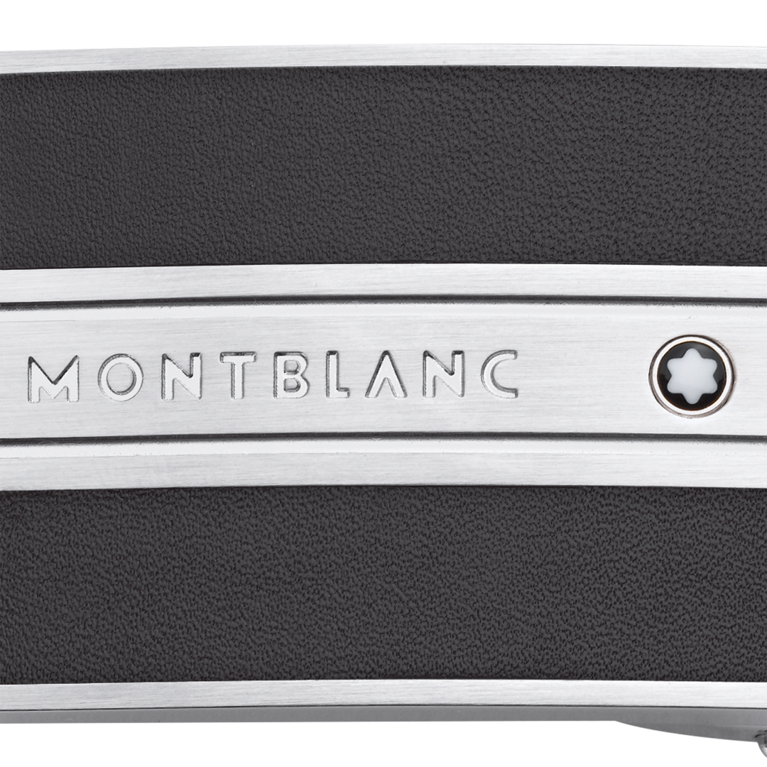 블랙/브라운 30mm 리버서블 레더 벨트