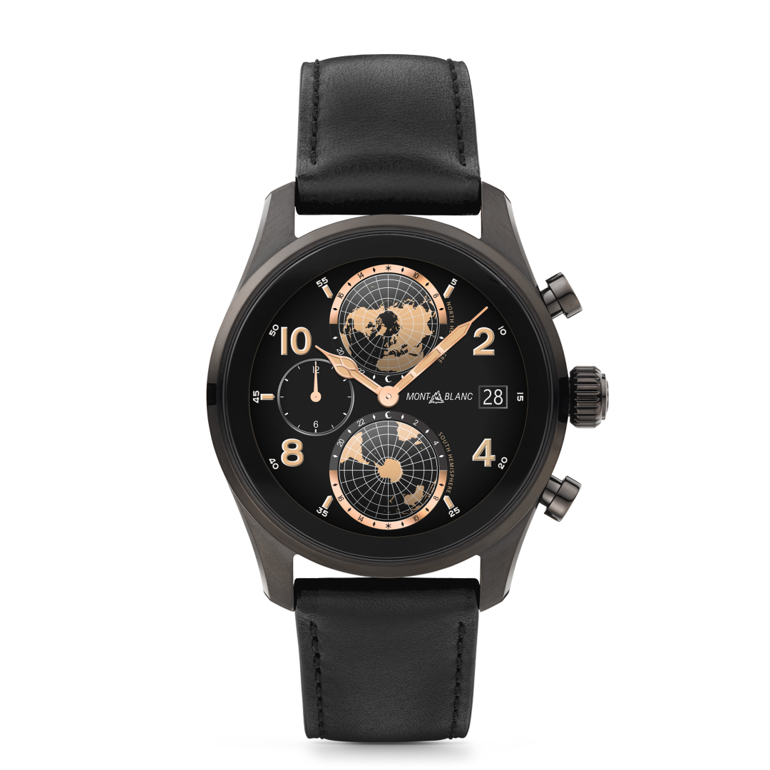 몽블랑 서밋 3 스마트 워치 - 블랙 티타늄