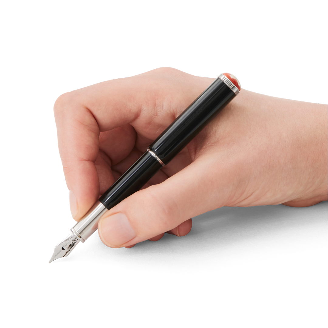 몽블랑 헤리티지 루즈 & 느와 “베이비” 스페셜 에디션 블랙 만년필 F