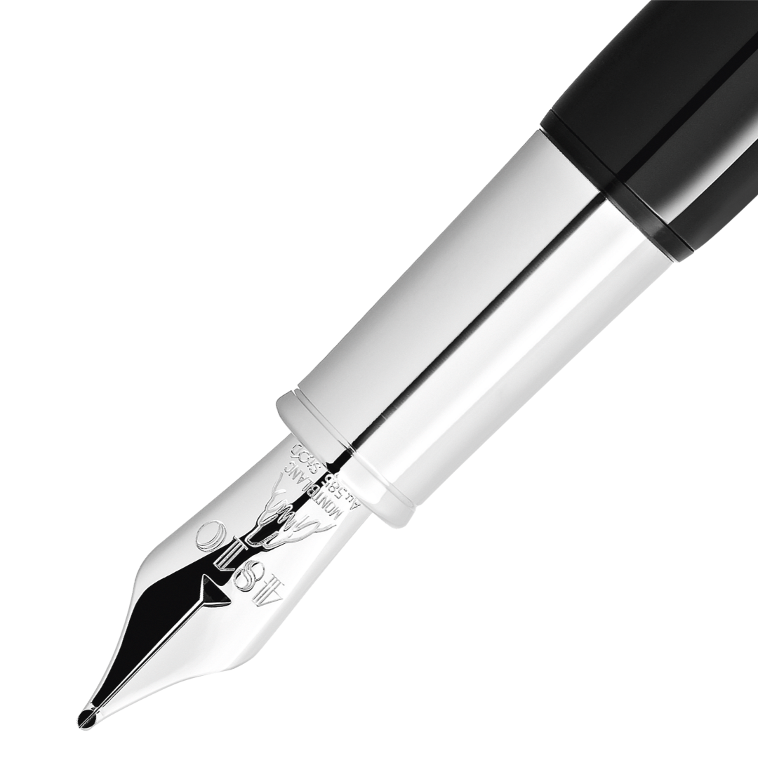 몽블랑 헤리티지 루즈 & 느와 “베이비” 스페셜 에디션 블랙 만년필 F