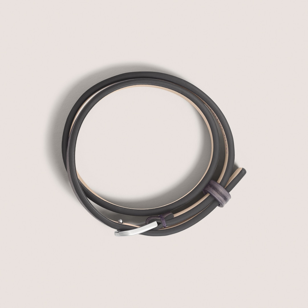 웜 그레이 말발굽형 버클 브레이슬릿, 사이즈 조절 가능