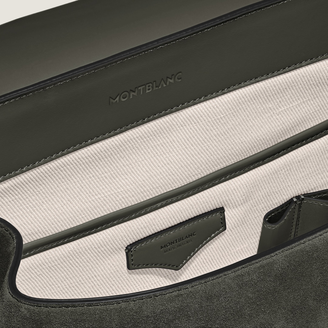 스웨이드 엔벨로프 백팩