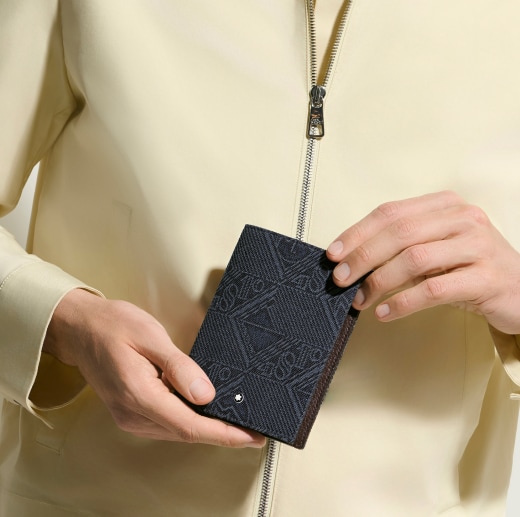 4810 데님 여권 지갑