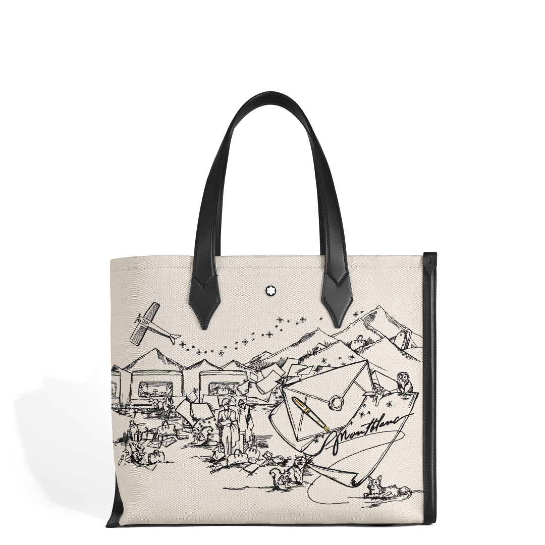 해피 홀리데이 토트 백