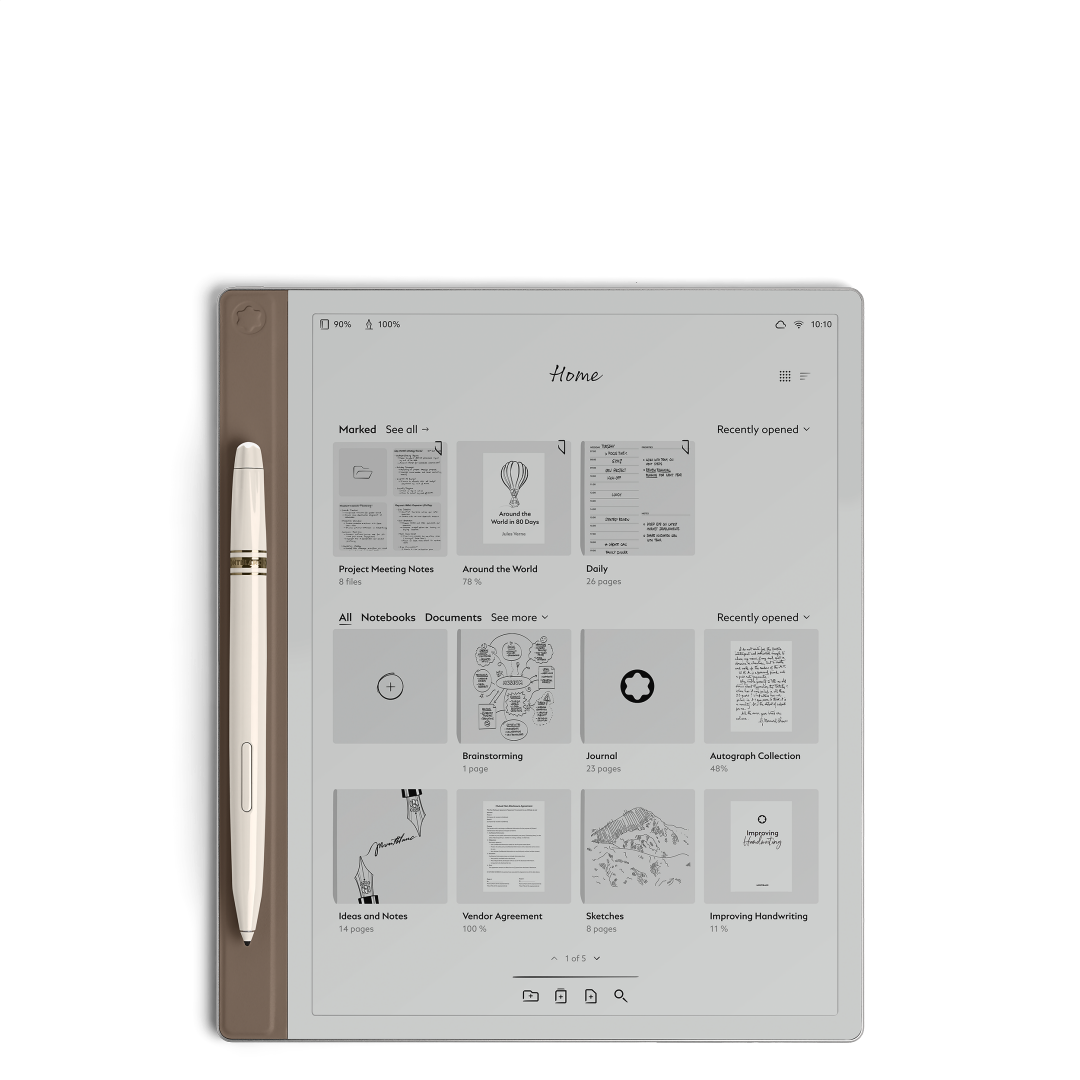 Montblanc Digital Paper 엘릭서 골드