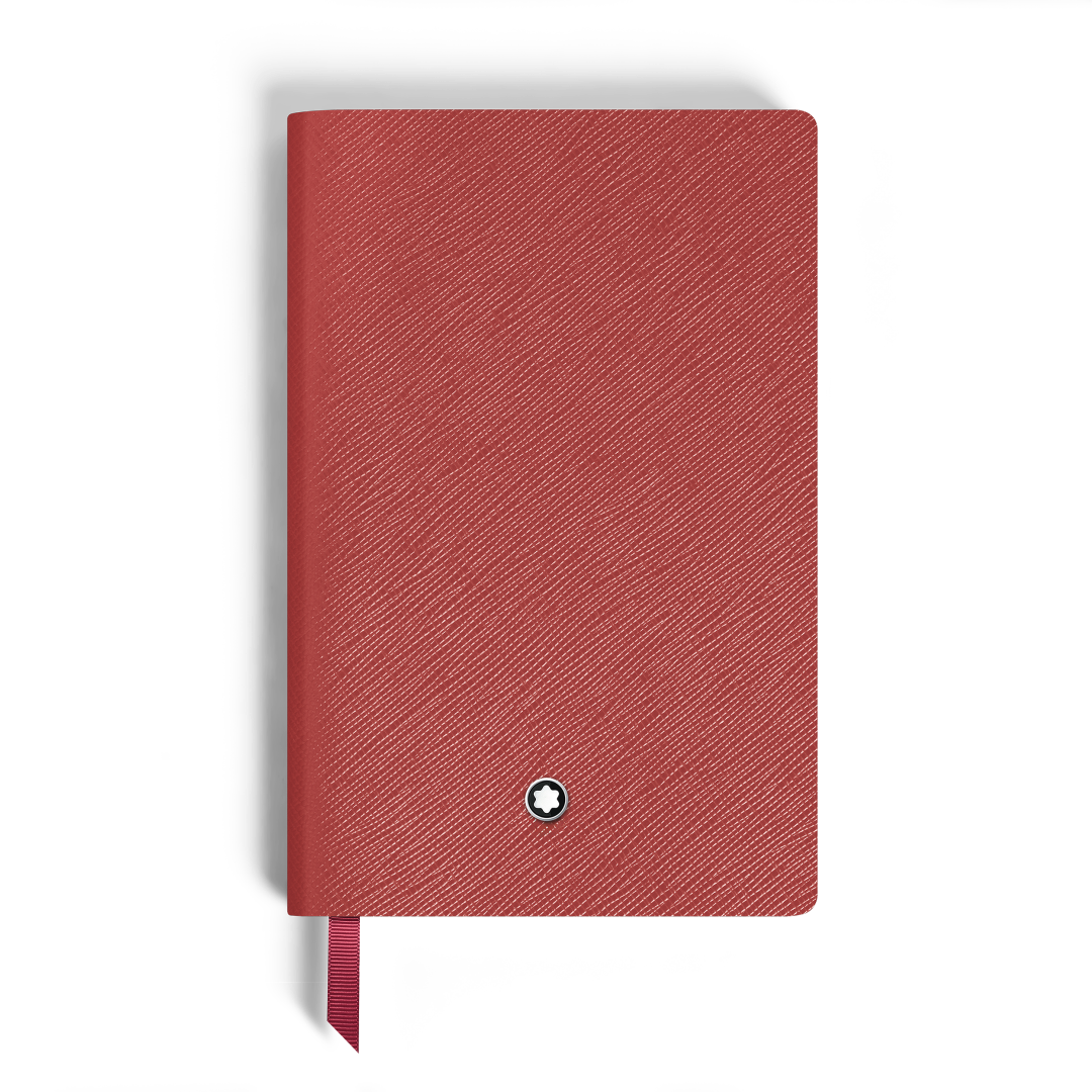 노트, 스몰, 레드, 브릭 레드 레더 - 유선