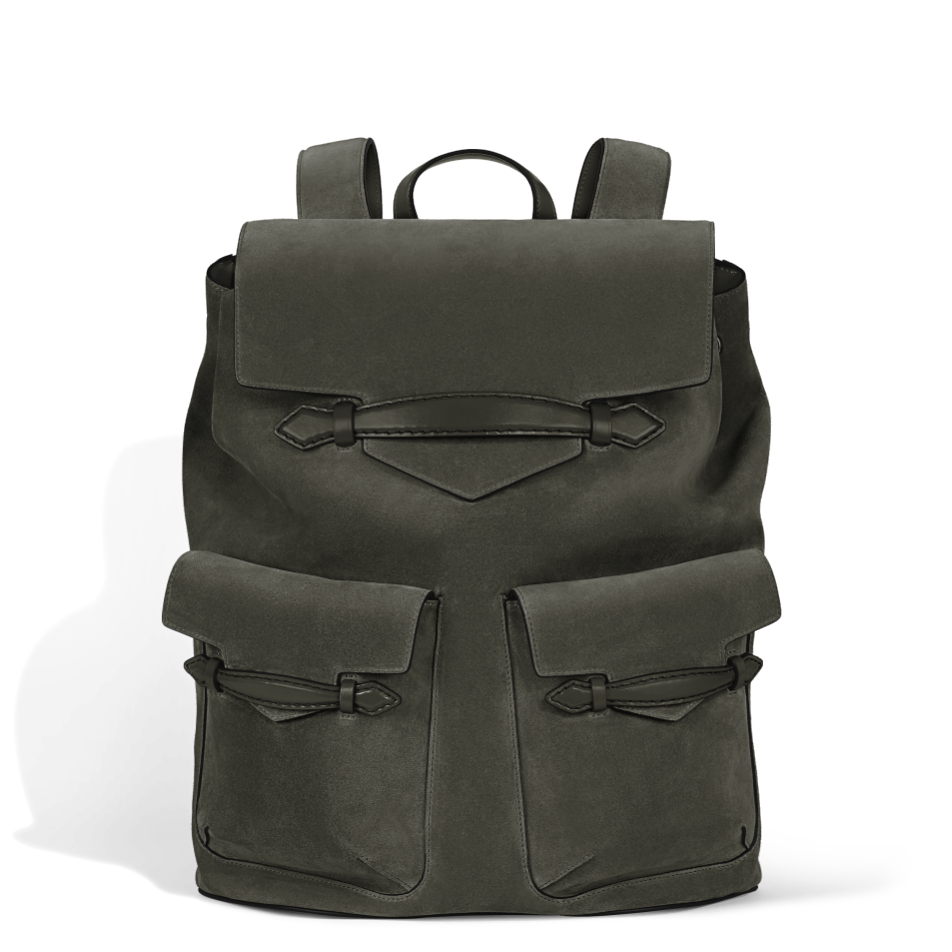 MB222285 - 스웨이드 엔벨로프 백팩