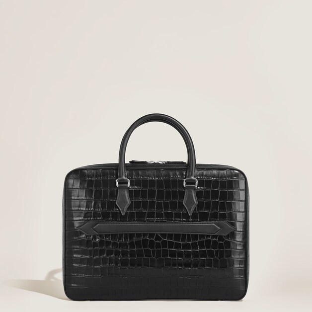 Business Organizer aus Leder mit Krokoprägung - 7