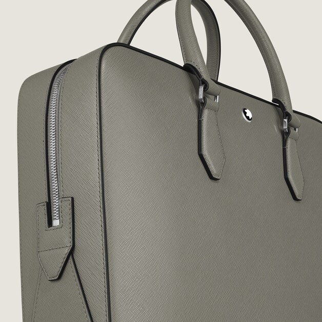 Medium Briefcase in Sartorial Leather - 3