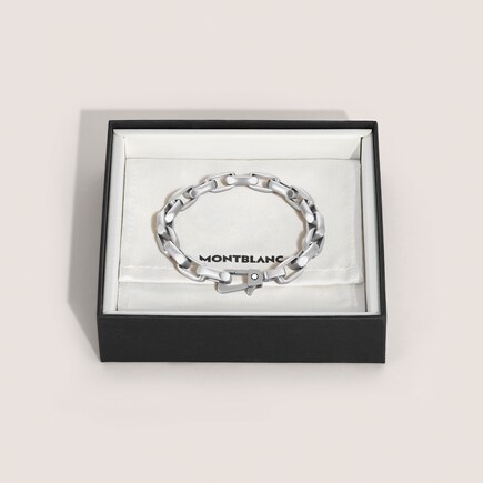 Pulsera de Acero con Cadena de Forma Octogonal