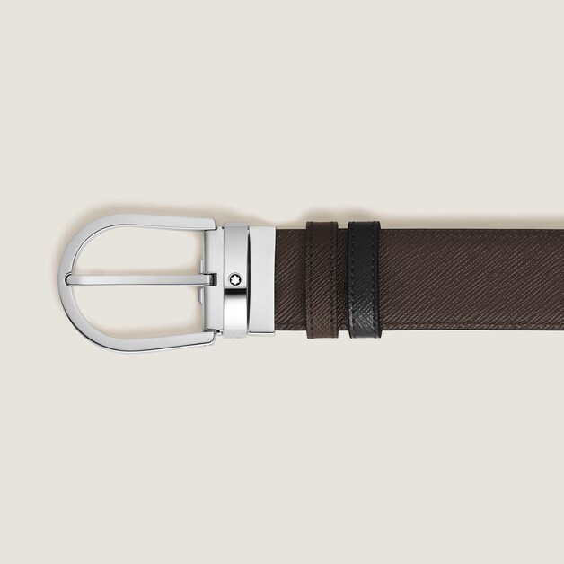 Horseshoe 35&nbsp;mm Reversible Belt in Sartorial Leather - 3
