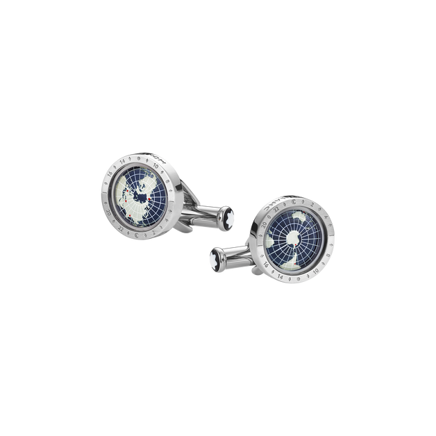 1858 Geosphere Cufflinks Blue - 1