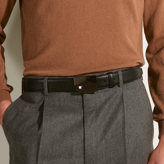 Ceinture Plaque Meisterstück 35 mm en Cuir Sartorial - 2