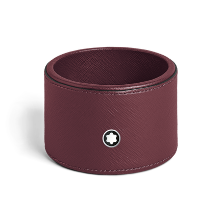 Desk Tray Medium, Saffiano Leather, Cassis