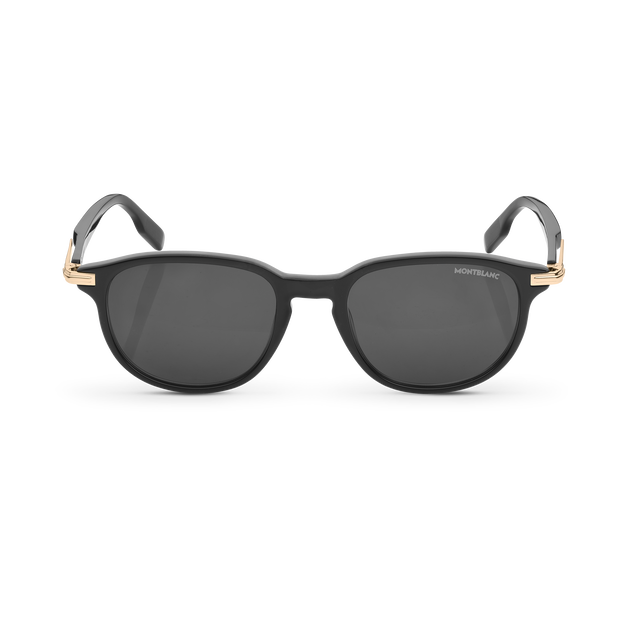 Squared Sunglasses with Black Coloured Acetate Frame - 1