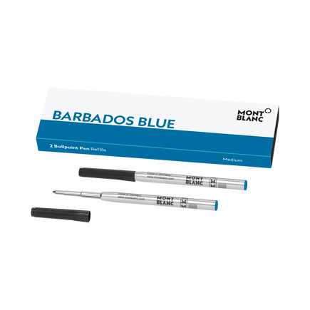 2x Ballpoint Refills, Barbados Blue