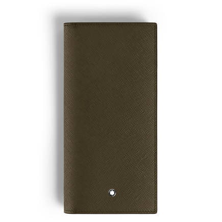 Long Wallet 14cc with Zip in Sartorial Leather