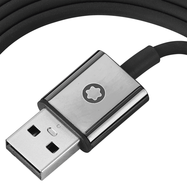 Black Cable Set for Montblanc MB 01 Headphones - 4