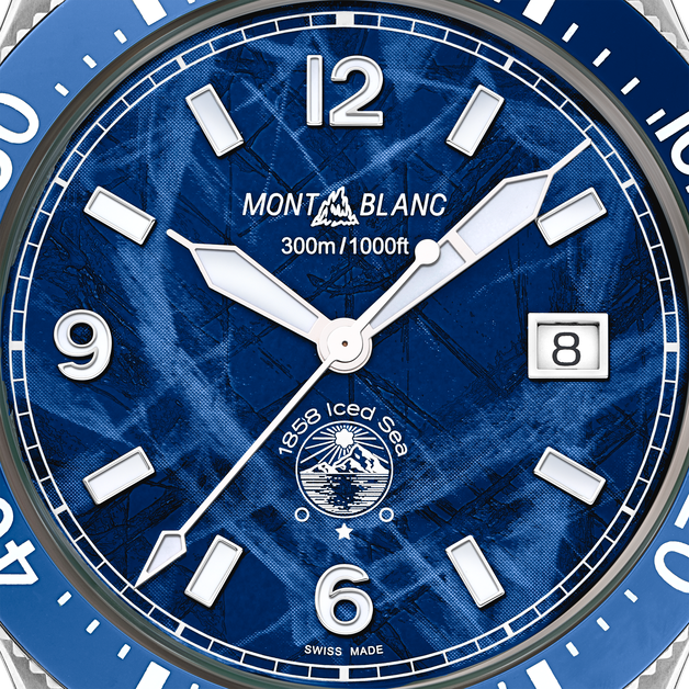 Montblanc 1858 Iced Sea Automatic Date - 5