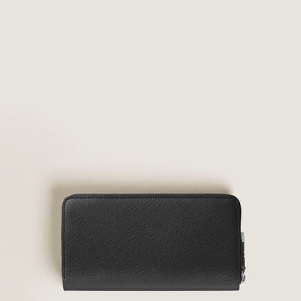 Portefeuille zippé 12cc Sartorial