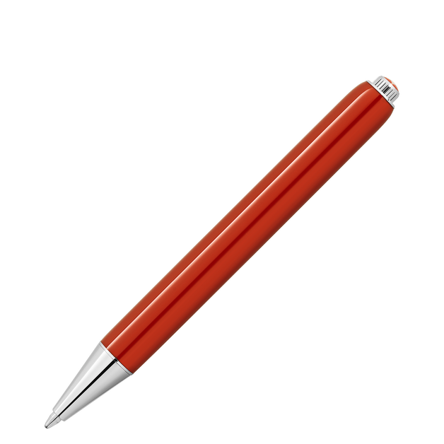 Stylo bille Montblanc Heritage Rouge et Noir « Baby » Special Edition corail - 6