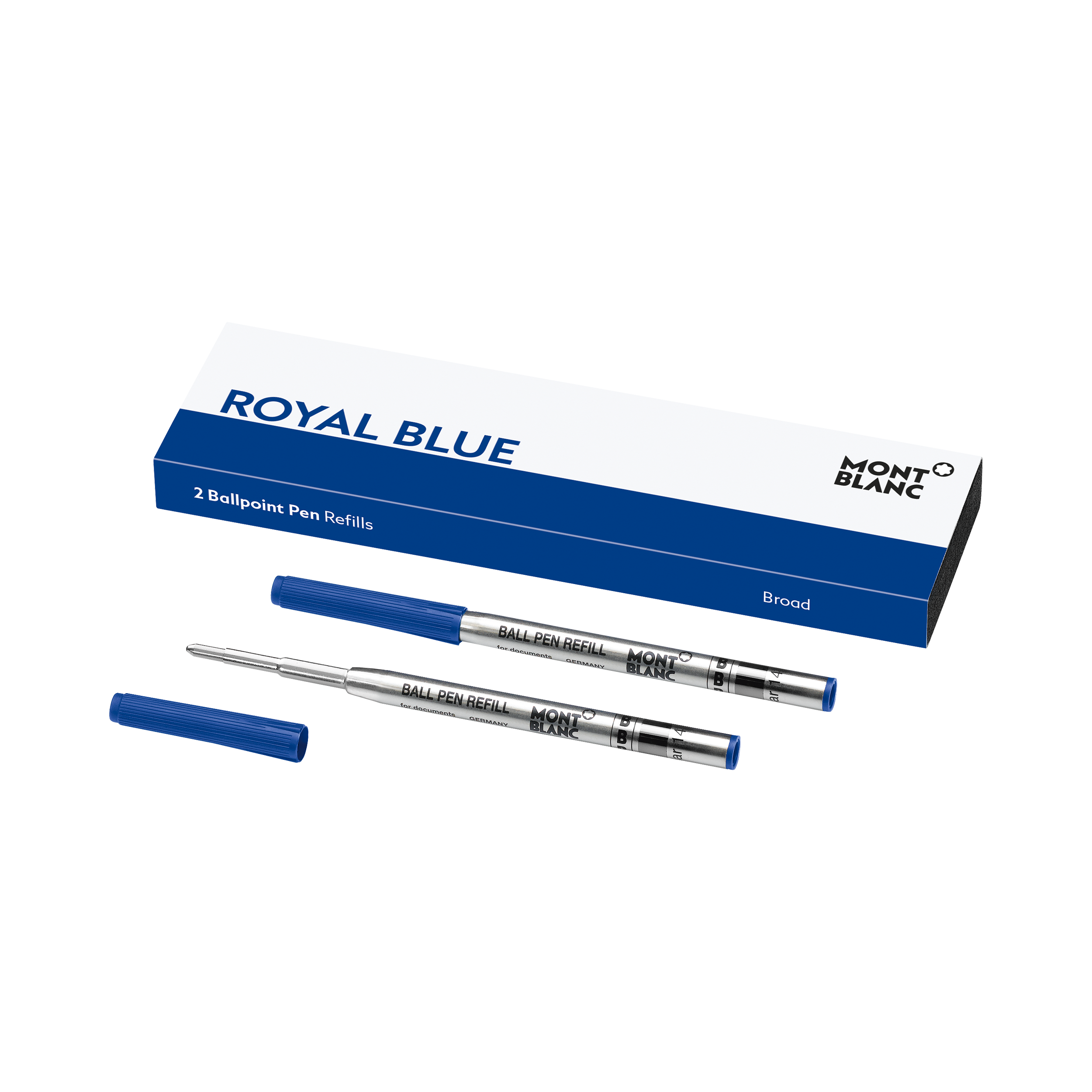 2x Ballpoint Refills, Royal Blue