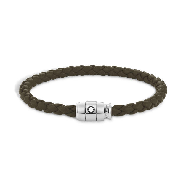 Bracelet Small, Soft Leather, Khaki - 1
