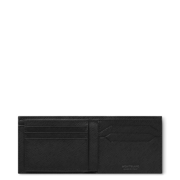 Cartera para 6 Tarjetas con 2 Bolsillos Transparentes de Piel Sartorial - 7