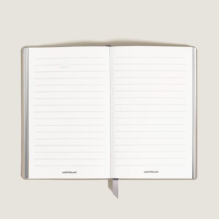 Large Notebook in Sartorial Leather, Lined Pages