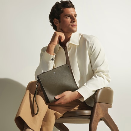 Clutch aus Sartorial Leder