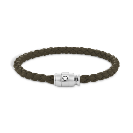 Pulsera pequeña, piel suave, caqui