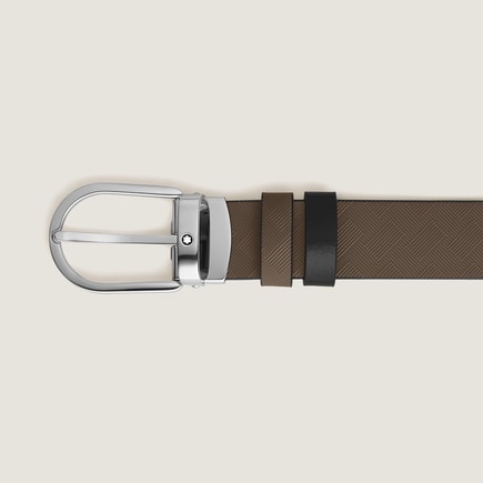 Horseshoe 30 mm Reversible Belt in Extreme Leather