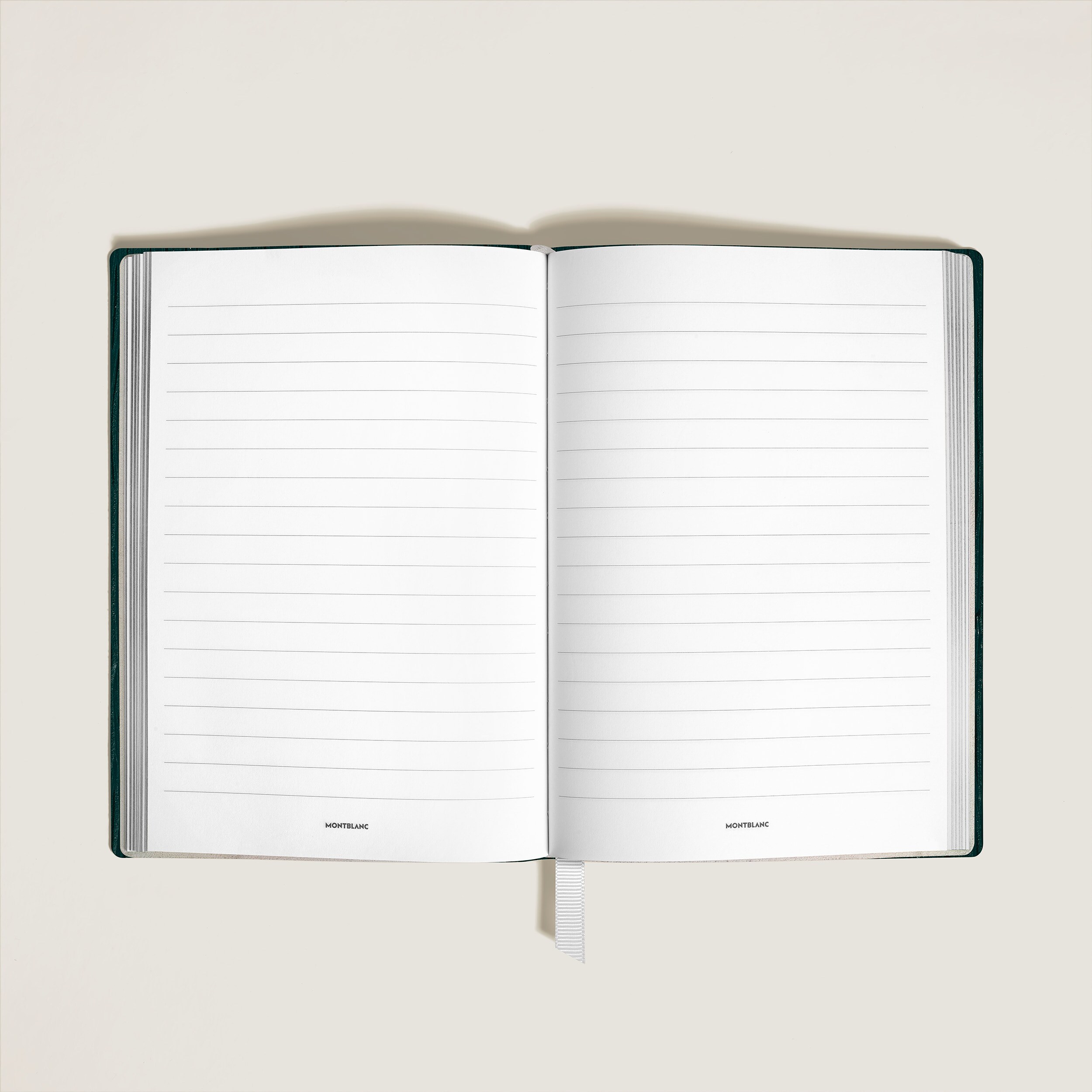 Medium Notebook in Corteccia Leather, Lined Pages