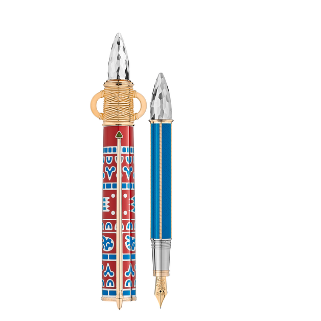Patron of Art Homage to Moctezuma I Limited Edition 888 Fountain Pen  - 1