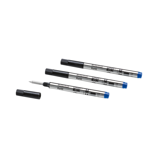 3x Rollerball Small Refills, Royal Blue - 2