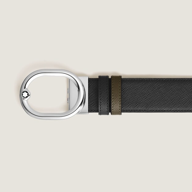 L'Ovale 35&nbsp;mm Reversible Belt in Sartorial Leather - 2
