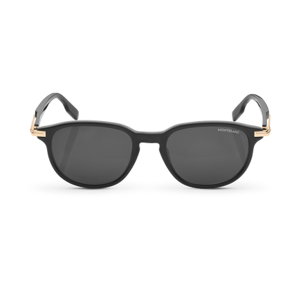 Squared Sunglasses with Black Acetate Frame