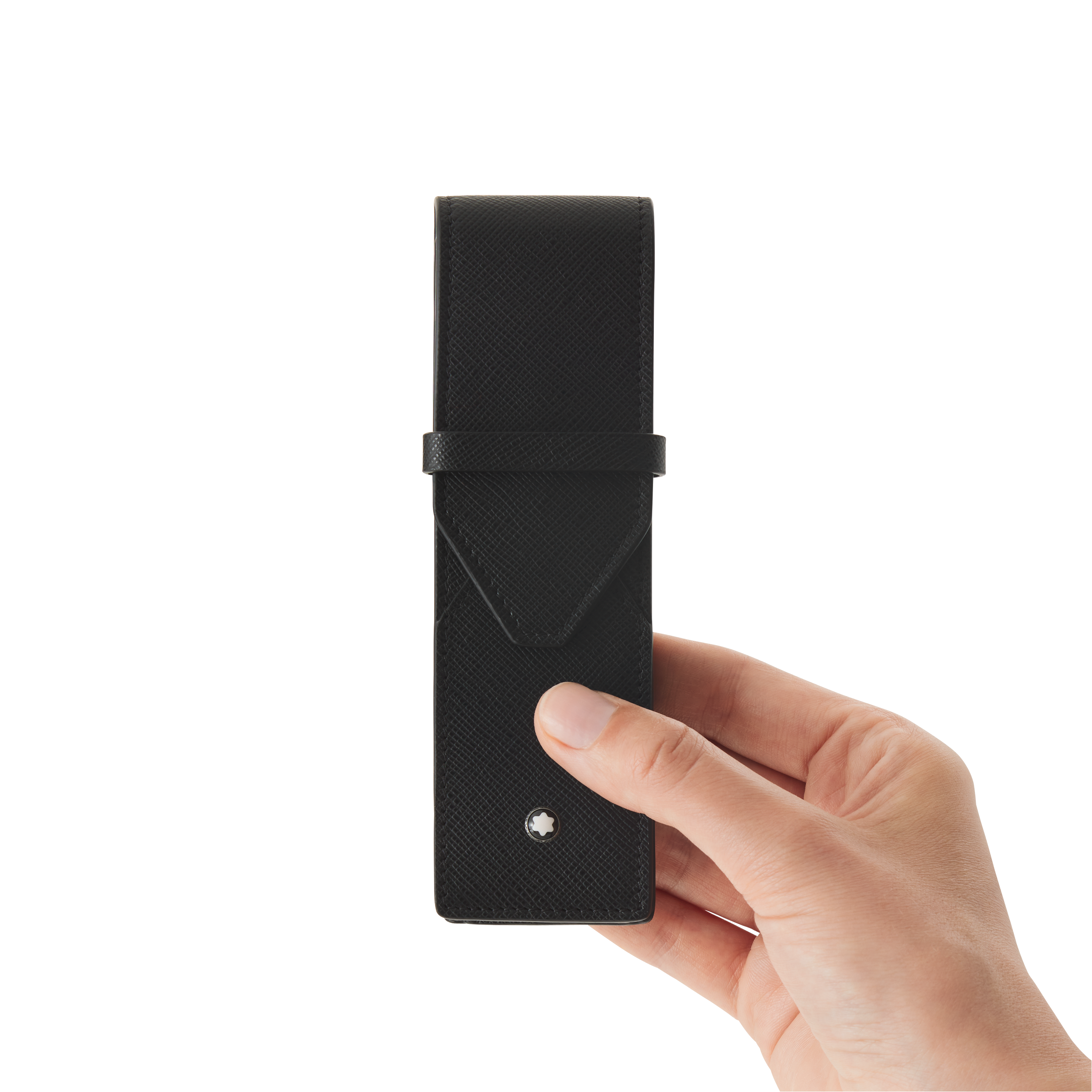 【中古】 モンブラン ペンケース サルトリアルペンポーチ2本用 ホワイト レザー モンブラン ペンケース サルトリアル 2本差し ペンポーチ 黒