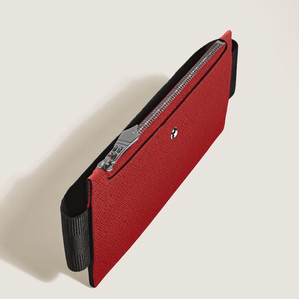 2-Pen Pouch with Elastic Band in Sartorial Leather