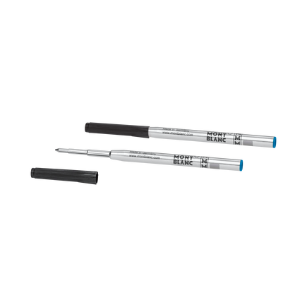 2 Ballpoint Refills, Barbados Blue - Medium
