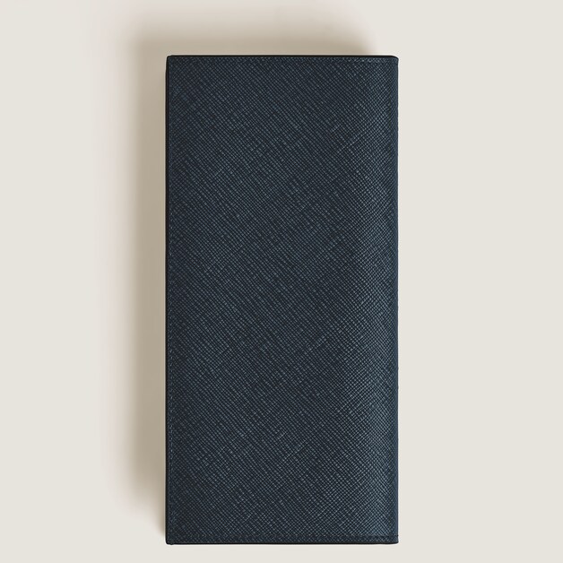 Portefeuille Long 14cc Zippé en Cuir Sartorial - 2