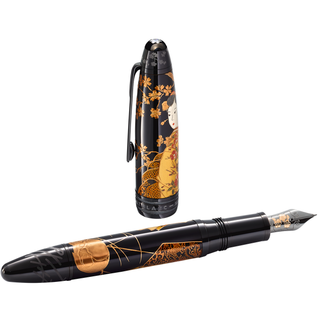 Meisterstück Calligraphy Maki-e LE 88 Fountain Pen Curved Nib - 2