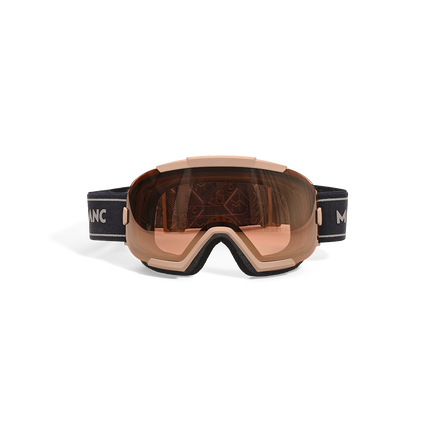 Rectangular Ski Mask with Beige Injected Frame